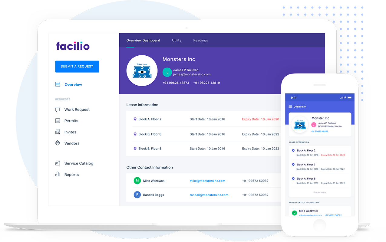 Branded portal for field service management