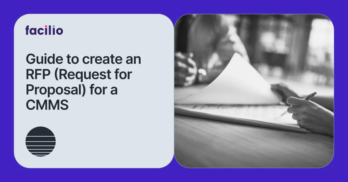 Step-by-step process to create a CMMS RFP for your UAE portfolio: With template